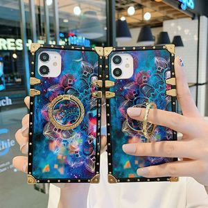 Offre Spéciale Blu-ray <span class=keywords><strong>Ciel</strong></span> Étoilé Fleur Téléphone étui pour iphone 16 Vintage Titulaire Béquille TPU Couverture pour iPhone 15 14 13 12 11 Pro Max - Product Image 1