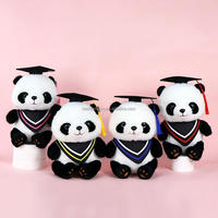 Peluche Panda Mignonne Leehom avec Couverture Amovible et Tenue Personnalisable – Broderie Logo sur Mesure – Vente en Gros pour Enfants