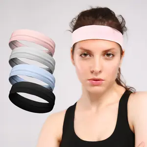 Aolikes 2110 elastic gym sports yoga sweatband absorbing anti sweat non slip running cycling and fitness headband