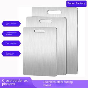 เขียงสเตนเลสขนาดใหญ่ ยং<span class=keywords><strong>ฉี</strong></span> FXCB ใช้ได้สองแบบ ป้องกันเชื้อรา ป้องกันแบคทีเรีย แผ่นรองครัว สำ<span class=keywords><strong>ห</strong></span>รับหั่นอาหาร นำเข้า - Product Image 2