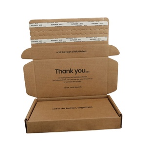 Caja de Embalaje para Teléfono Móvil Personalizada, Autoadhesiva, de Cartón Kraft, con Tira de Desgarre, Caja de Cartón Corrugado para Teléfono Celular con Logotipo - Product Image 2