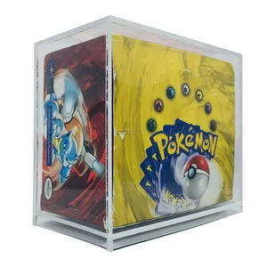 Hot Koop Pokemon Collectible Elite Trainer Doos Pokemon Kaarten Acryl Booster Box Case