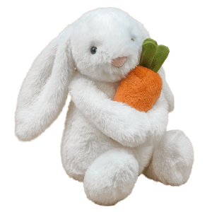 Мягкая плюшевая игрушка 31 см, животные Кролик с подвижной морковью - Product Image 1