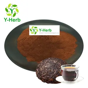 China Natural Old Tree Fermented Black Puer Tea Extract Powder