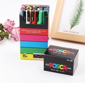 Stylo de peinture Uni <span class=keywords><strong>Posca</strong></span> PC-3M, marqueurs d'art, stylo de peinture Uni-<span class=keywords><strong>Posca</strong></span>, <span class=keywords><strong>pointe</strong></span> fine 0,9-1,3 mm - Product Image 6