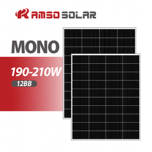Fábrica China Panel solar de alta eficiencia 200W Paneles solares mono de 200 vatios Panel solar de 200W para sistema doméstico - Product Image 1