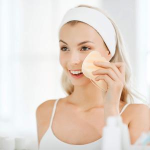 Spugna da Bagno Morbida in Konjac con Logo e Confezione Personalizzati, Esfoliante per il Corpo e Pulizia del Viso, Spugna in Schiuma per Donne - Product Image 3