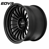 Rines Forjados EVOR en Negro Mate de Aleación de Aluminio para Autos de Pasajeros 17/18/19/20/21/22/23/24 Pulgadas 5x112