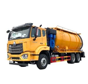 Camion d'aspiration d'eaux usées Howo 20000L 6x4 camion d'aspiration d'eaux usées fécales septiques avec bobine de nettoyage à haute pression - Product Image 2