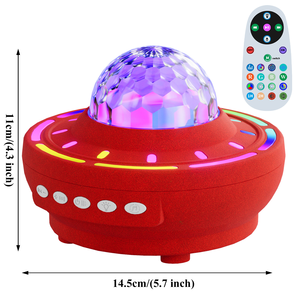 Nueva Lámpara Nocturna LED Creativa Recargable por USB 2026, Proyector de Música RGB Inalámbrico para Decoración de Sala de Estar, Hogar y Hotel - Product Image 6