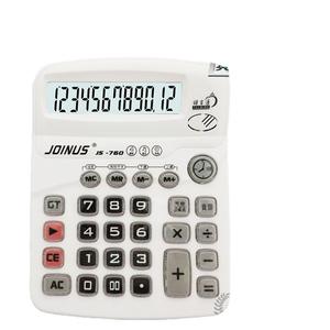 เครื่องคิดเลขอิเล็กทรอนิกส์ Joinus Js760 พร้อมฟังก์ชั่นเสียง สีขาว ขนาด 205x160x50 มม. วัสดุ ABS สำหรับงานบัญชีการเงิน - Product Image 4