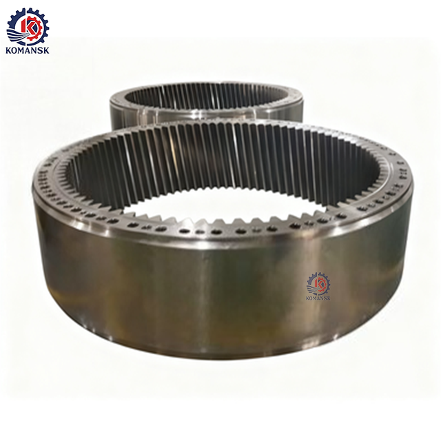 KOMANSK High Performance Ore Mining Crusher Internal Gear Ring Grinding Parts Forging Process