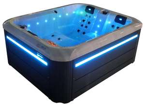 Baignoire à remous autoportante d'extérieur au design moderne avec fonction de massage pour les hôtels comme le <span class=keywords><strong>spa</strong></span> et le <span class=keywords><strong>jacuzzi</strong></span> - Product Image 2