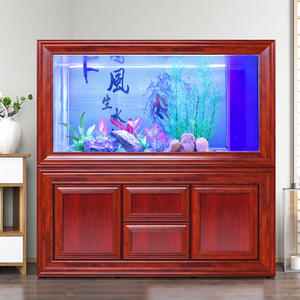 ตู้ปลาทรงสี่เหลี่ยมผืนผ้าไฮชิง 400 ลิตร ตู้ปลาแบบประหยัดพลังงาน พร้อมฟิลเตอร์และปั๊มน้ำ ใช้ได้กับปลาคราฟ ปลาทอง ดีไซน์ทันสมัย - Product Image 3