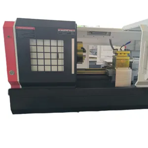 أقصى قطر متأرجح لللوحة السحب 340 مم مخرطة CNC QK1314-1500 لتخريز الأنابيب