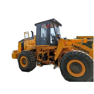 High quality cheap 4*4 tires machinery front loader liugong856 used wheel loader on sale