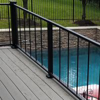 Système de balustrade en aluminium contemporain avec fabrication de précision et service d'inspection de qualité