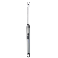 Allumeur à arc coupe-vent, rotation libre à 360 degrés, allumeur de barbecue, allumeur électrique rechargeable par USB pour bougie, cuisine