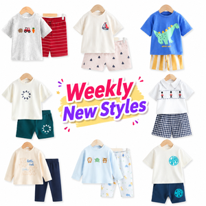 Ropa de Algodón para Niños, Lote Surtido de Verano, Venta al Por Mayor de Ropa Infantil, Excedente de Fábrica - Product Image 1