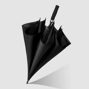 Paraguas Grande de 27 Pulgadas con Logotipo Personalizado, Apertura Automática, Estructura de Fibra de Vidrio, Mango de Espuma, para Negocios, Hoteles, Comercios, Regalos Corporativos - Product Image 4