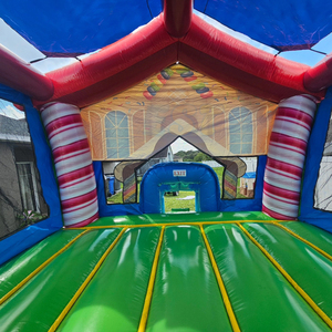 Château gonflable Candyland directement de l'usine, château gonflable à bonbons avec souffleur pour la <span class=keywords><strong>location</strong></span> d'événements de Noël - Product Image 3