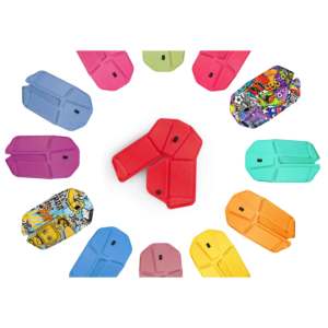 특허 단독 공급 업체 맞춤형 디지털 컴퓨터 액세서리 야외 작업 여행 얇은 휴대용 비즈니스 선물 Momo 디자인 접이식 마우스 - Product Image 5