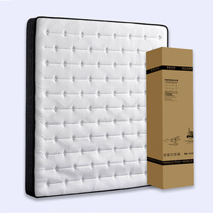 Matelas en latex 1,8 m, taille double, mousse à mémoire de forme souple et compressée, pour chambre à coucher - Product Image 1
