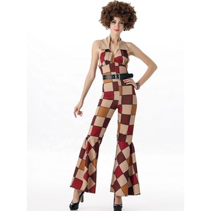 Disfraz <span class=keywords><strong>de</strong></span> Cosplay para Hombre y Mujer <span class=keywords><strong>de</strong></span> los Años 60 y 70, Disfraz <span class=keywords><strong>de</strong></span> Fiesta Disco, Disfraz <span class=keywords><strong>de</strong></span> Pareja Hippie para <span class=keywords><strong>Carnaval</strong></span> - Product Image 1
