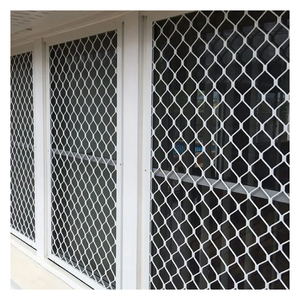 알루미늄 앰프 도어 및 윈도우 다이아몬드 보호 메쉬 알루미늄 그릴 창 보안 - Product Image 1