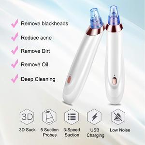 Extracteur de points noirs professionnel, aspirateur de <span class=keywords><strong>pores</strong></span>, kit avec 5 têtes d'aspiration, <span class=keywords><strong>appareil</strong></span> de nettoyage <span class=keywords><strong>du</strong></span> <span class=keywords><strong>visage</strong></span> électrique <span class=keywords><strong>pour</strong></span> le soin et le nettoyage de la peau - Product Image 2