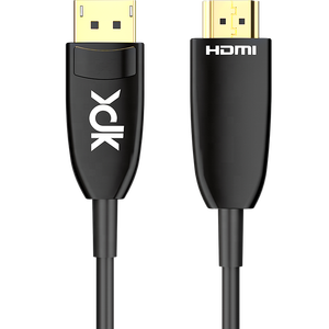 Nuevo 15M 20M 30M 50m 100M AOC activo óptico DP macho a 4K HDMI macho <span class=keywords><strong>DisplayPort</strong></span> a HDMI Cable - Product Image 1