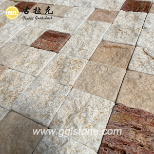 Carrelage en pierre de travertin moderne avec mosaïque <span class=keywords><strong>ondul</strong></span>ée, épaisseur de 10 mm, résistant à l'eau, taille personnalisable pour les murs intérieurs des halls - Product Image 5