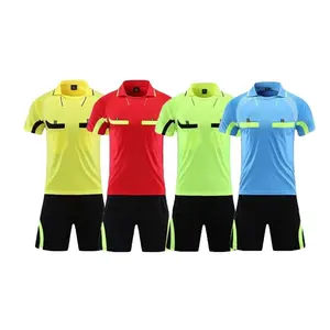 New Best Pocket New Design Soccer Referee Jersey Custom Soccer Referee Jersey