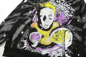 Sudaderas Casuales Holgadas de Alta Calidad, 100% Algodón Grueso, Marca THAT'S A AWFUL LOT OF COUPH SYRUP, Estilo Urbano para Hombre - Product Image 5