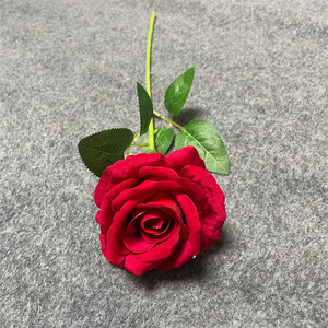 <span class=keywords><strong>Rose</strong></span> artificielle B-217 en latex toucher réel, tige unique, pour décoration intérieure/extérieure, Fête des Mères, Nouvel An Chinois, Thanksgiving – Vente chaude - Product Image 2