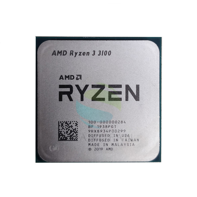 For AMD 3 3100  R3 3100 3.6 GHz Quad-Core Eight-Thread 65W CPU Processor L3=16M 100-000000284 Socket AM4 Come Without Cooler