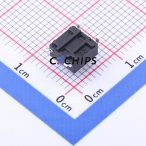 TC-6601-5.5-160G Tactile Switch SMD-4P,6x6mm Switch Single Pole Single Throw Round Button 1.6N Vertical Mount - Product Image 2