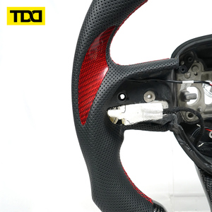 Volant en fibre de carbone LED véritable TDD compatible avec Dodge Challenger Charger 2015-2021 Dodge Durango - Product Image 3