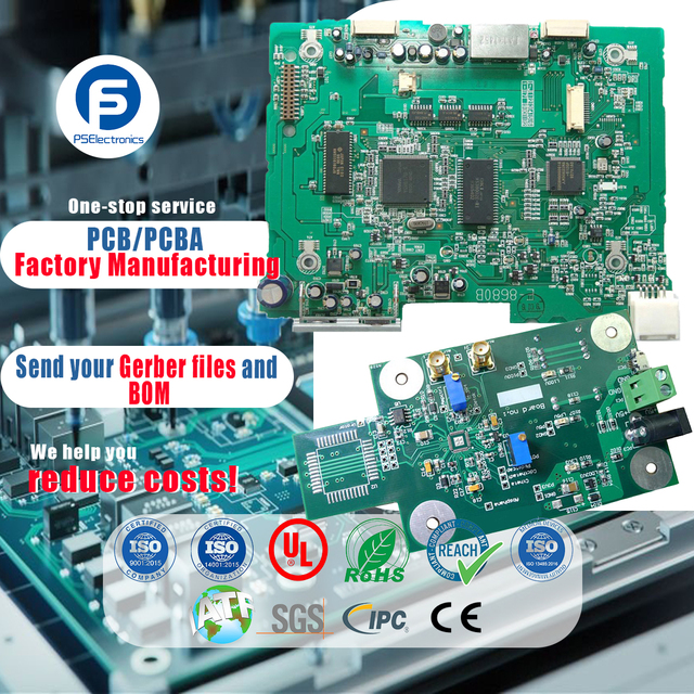 OEM/ODM High Standards PCBA Service One-Stop Electronic Contract Manufacturing SMT & DIP Assembly with Testing