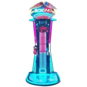 Machine de boxe professionnelle avec mesure de force, borne d'arcade, niveaux de difficulté multiples et sortie de tickets - Product Image 6