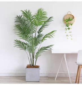 โรงงานขายตรงของปาล์มพลาสติกเทียมกระจัดกระจายดอกไม้ทะเลต้นไม้สวนกระถางพืชเทียมกลางแจ้งขนาดใหญ่ - Product Image 3