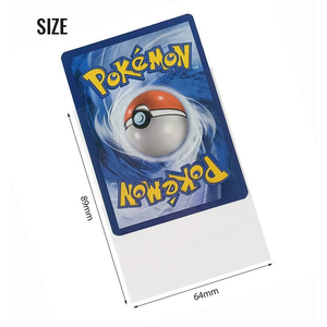 Protège-cartes en plastique transparent sans fermeture, écologiques, pour cartes de sport et Pokémon à collectionner, épaisseur 0,1 mm, taille 3 pouces - Product Image 2