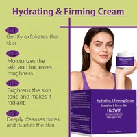 Crème pour le visage à l'acide hyaluronique coréen en marque propre, raffermissante, liftante, hydratante, anti-âge, anti-rides, peptides de beauté