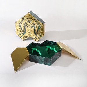 Premium Custom Perfume Box Lid and Base Rigid Box Gold Foil Spot UV for Luxury Brand Custom Logo Wholesale - Product Image 1