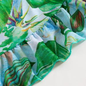 Traje de Baño Bikini de 3 Piezas con Estampado Americano y Logotipo Personalizado, Mini Bikini con Tanga, Ropa de Playa para Mujer - Product Image 4