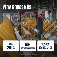 Entrepôt en structure métallique préfabriqué, résistant au vent, avec toit lourd, sur mesure, pour usine logistique