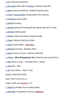 Máquina de envasado automática eléctrica de alta venta con motor de cuello de 220V diseñada para llenado consistente de polvo de 10 gramos a 100 gramos para alimentos - Product Image 5