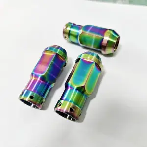 All'ingrosso Gr5 titanio arcobaleno colorato lega di titanio dadi