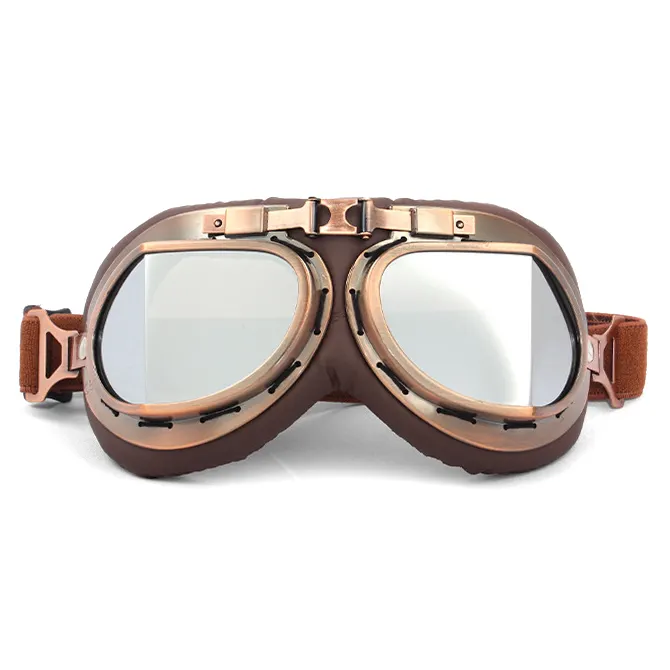 Vintage pilot goggles protective glasses device glasses motorcycle SUV outdoor riding glasses