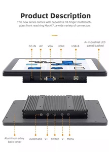 คอมพิวเตอร์อุตสาหกรรมแบบติดผนังขนาด 10.1 นิ้ว ออลอินวัน พีซีอุตสาหกรรม - Product Image 5